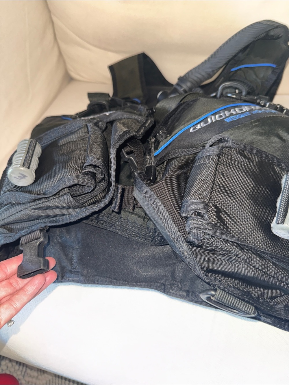 Sea Quest QuickDraw Black Men's Scuba Diving Vest M/L - Picture 4 of 16